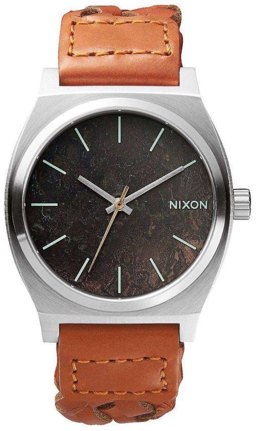 Nixon Time Teller Dark Copper Saddle Woven A045-1959-00 Mens Watch