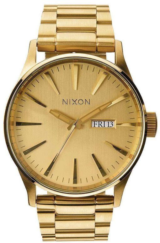 Nixon Sentry SS All Gold A356-502-00 Mens Watch