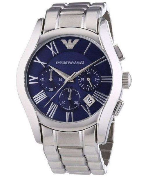 Emporio Armani Classic Chronograph Blue Dial AR1635 Mens Watch