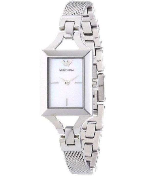 Emporio Armani Quartz Classic White And Silver AR7374 Ladies Watch