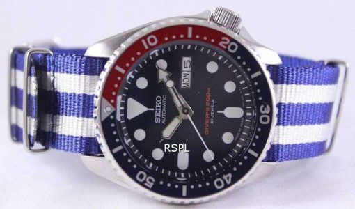 Seiko Automatic Divers 200M NATO Strap SKX009J1-NATO2 Mens Watch