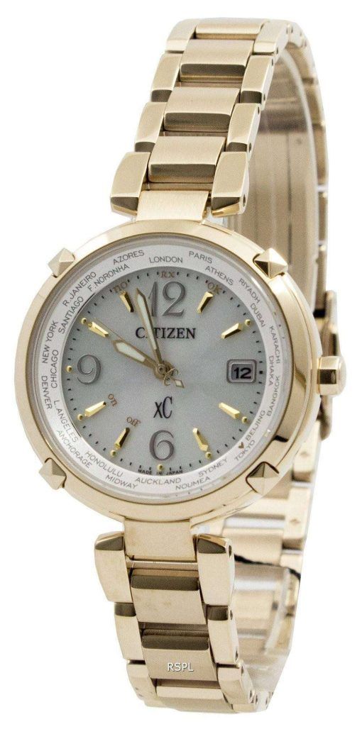 Citizen Eco-Drive XC Radio Controlled World Time Titanium EC1042-51A Womens Watch