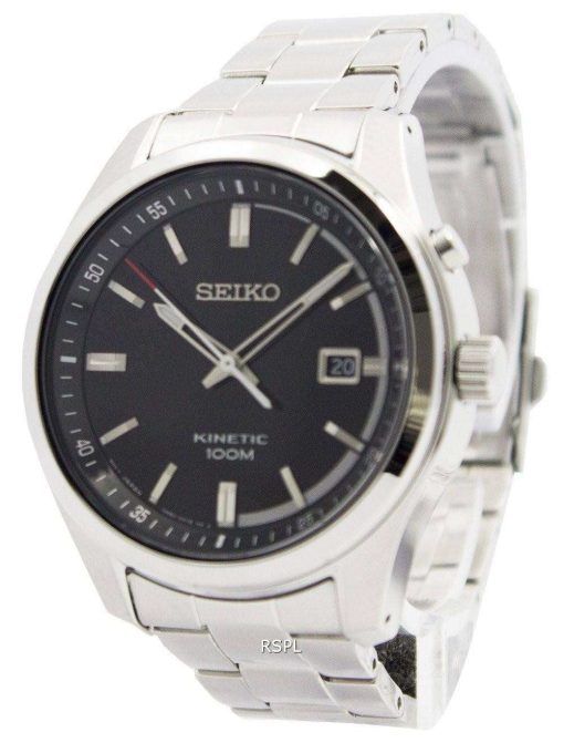 Seiko Kinetic Black Dial 100M SKA719P1 SKA719P Men's Watch