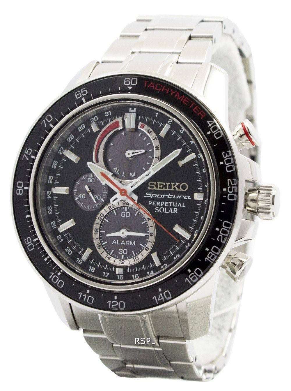 Seiko Sportura Solar Chronograph Perpetual SSC357P1 SSC357P Mens Watch 1 Seiko Sportura Solar Chronograph Perpetual SSC357P1 SSC357P Mens Watch