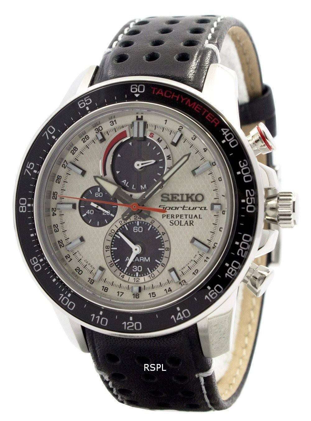 Seiko Sportura Solar Chronograph Perpetual SSC359P1 SSC359P Mens Watch 1 Seiko Sportura Solar Chronograph Perpetual SSC359P1 SSC359P Mens Watch