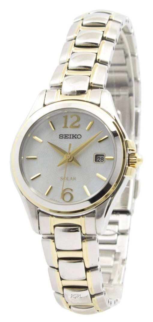 Seiko Solar Mother Of Pearl Dial SUT234P1 SUT234P Womens Watch