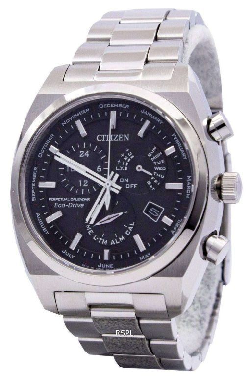 Citizen Eco-Drive Perpetual Calendar 100M BL8130-59E Mens Watch