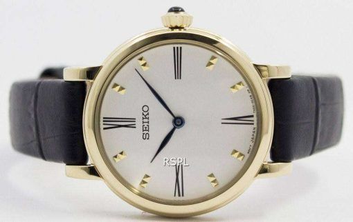 Seiko Quartz Leather Strap SFQ814P2 Women's Watch