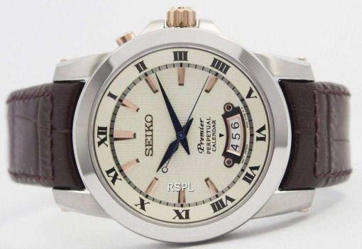 Seiko Premier Perpetual Calender SNQ150P1 SNQ150P Men's Watch