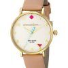 Kate Spade New York Metro Quartz Leather Strap 1YRU0484 Womens Watch