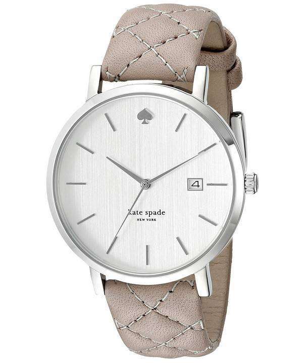 Kate Spade New York Metro Quartz Silver Dial Leather Strap 1YRU0846 Womens Watch 1 Kate Spade New York Metro Quartz Silver Dial Leather Strap 1YRU0846 Womens Watch