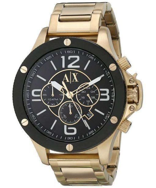 Armani Exchange Quartz Chronograph Gold Tone AX1511 Men's Watch