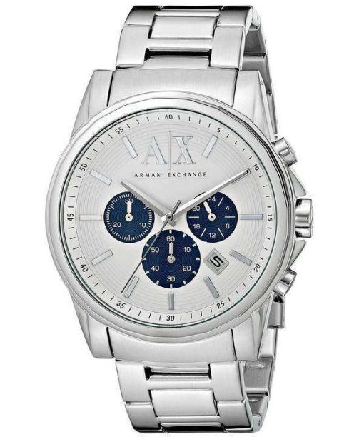 Armani Exchange Quartz Chronograph Silver Dial AX2500 Men's Watch