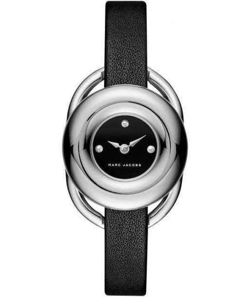 Marc by Marc Jacobs Jerrie Black Dial Leather Strap MJ1445 Womens Watch