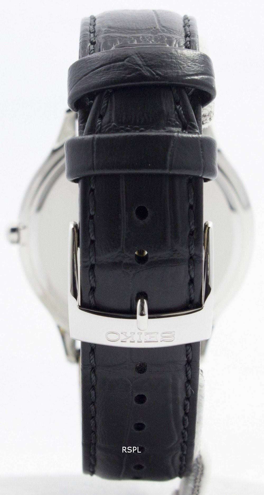 Seiko Quartz Sapphire Glass Black Dial SGEH53P2 Mens Watch 3 Seiko Quartz Sapphire Glass Black Dial SGEH53P2 Mens Watch