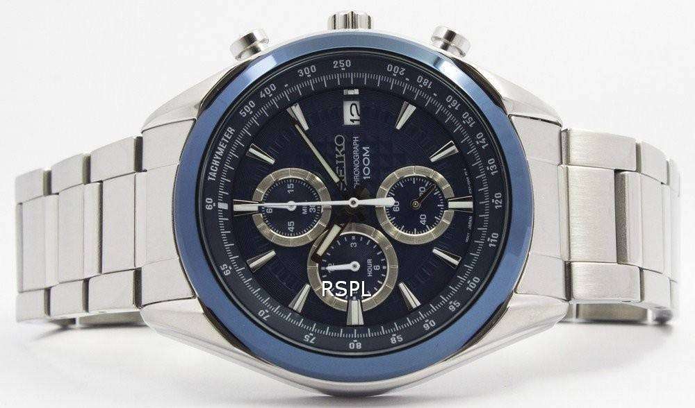 Seiko Quartz Chronograph SSB177P1 SSB177P Mens Watch 5 Seiko Quartz Chronograph SSB177P1 SSB177P Mens Watch