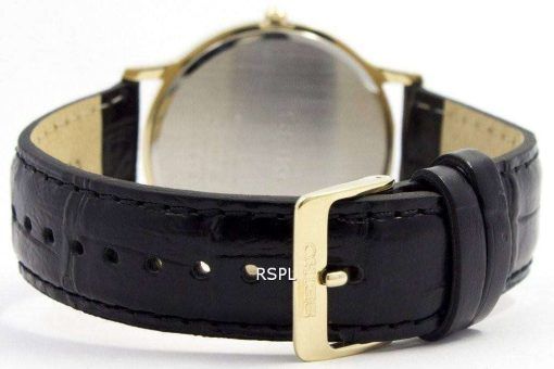 Seiko Solar White Dial Leather Strap SUP872P1 SUP872P Mens Watch