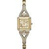 Guess Gold Tone Stainless Steel Quartz Crystals U0137L2 Women's Watch