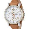 Fossil Original Boyfriend Chronograph Tan Leather Quartz ES3615 Womens Watch