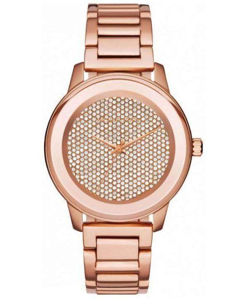 Michael Kors Kinley Quartz Crystal Pave Dial MK6210 Womens Watch