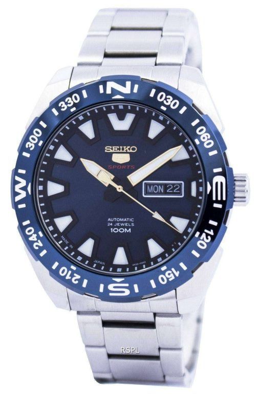 Seiko 5 Sports Automatic 24 Jewels Japan Made SRP747 SRP747J1 SRP747J Mens Watch