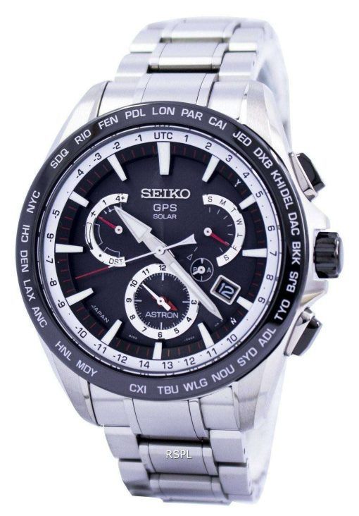 Seiko Astron GPS Solar Dual Time Japan Made SSE051 SSE051J1 SSE051J Mens Watch