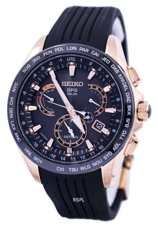 Seiko Astron GPS Solar Dual Time Japan Made SSE055 SSE055J1 SSE055J Mens Watch