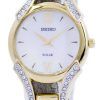 Seiko Core Solar Swarovski Crystals SUP216 SUP216P1 SUP216P Womens Watch