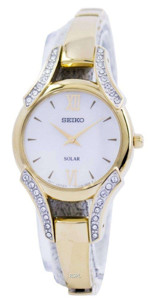 Seiko Core Solar Swarovski Crystals SUP216 SUP216P1 SUP216P Womens Watch