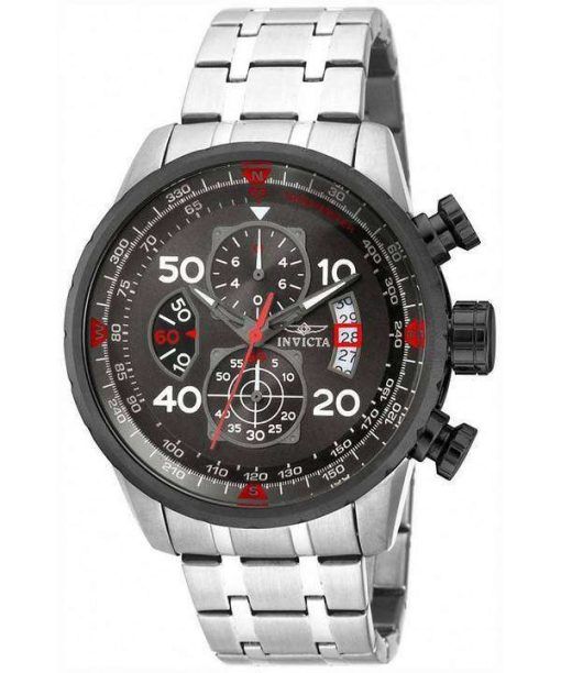 Invicta Aviator Chronograph Gunmetal 17204 Mens Watch