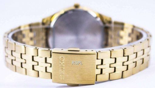 Seiko Core Solar Gold Tone SNE036 SNE036P1 SNE036P Mens Watch