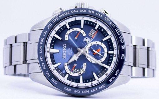 Seiko Astron GPS Solar Dual Time Japan Made SSE053 SSE053J1 SSE053J Mens Watch