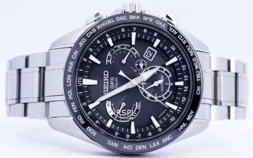 Seiko Astron GPS Solar Dual Time Japan Made SSE077 SSE077J1 SSE077J Mens Watch