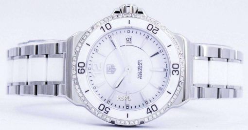 Tag Heuer Formula 1 White Ceramic Diamonds Swiss Made WAH1213.BA0861 Women's Watch