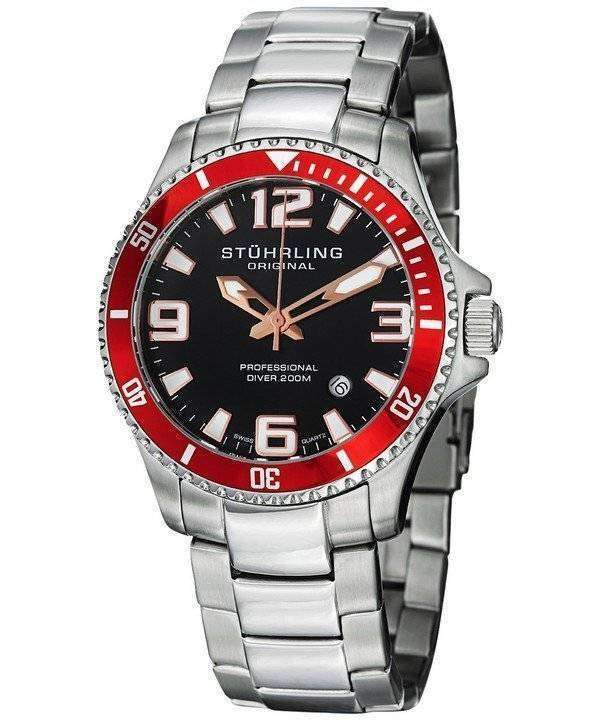 Stuhrling Original Regatta Champion Professional Diver 200M 395 Stuhrling Original Regatta Champion Professional Diver 200M 395.33TT11 Mens Watch
