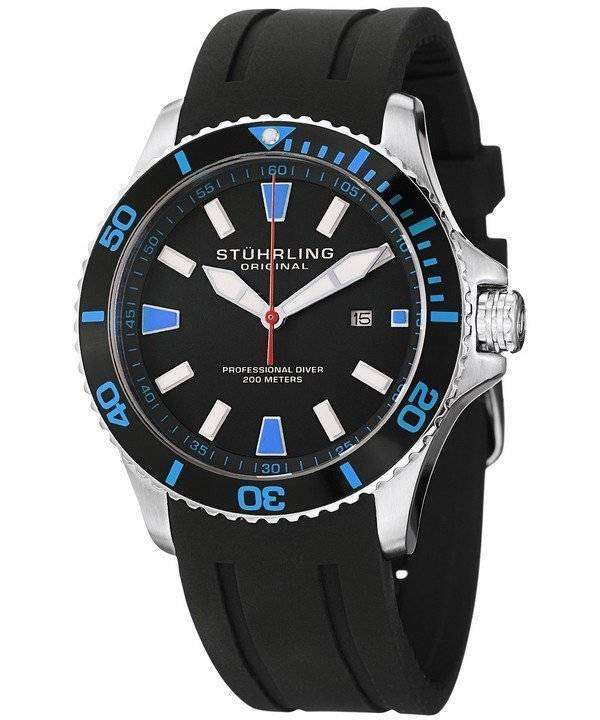 Stuhrling Original Regatta Bracera Professional Diver 200M Quartz 706 Stuhrling Original Regatta Bracera Professional Diver 200M Quartz 706.02 Mens Watch