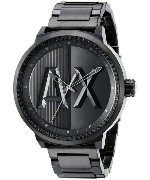 Armani Exchange ATLC Black Crystals Quartz AX1365 Men's Watch