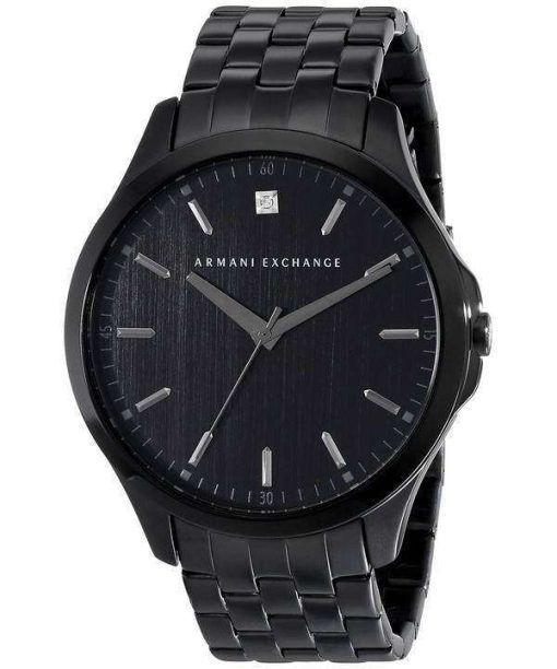 Armani Exchange Black PVD Diamond Accent Quartz AX2159 Men's Watch