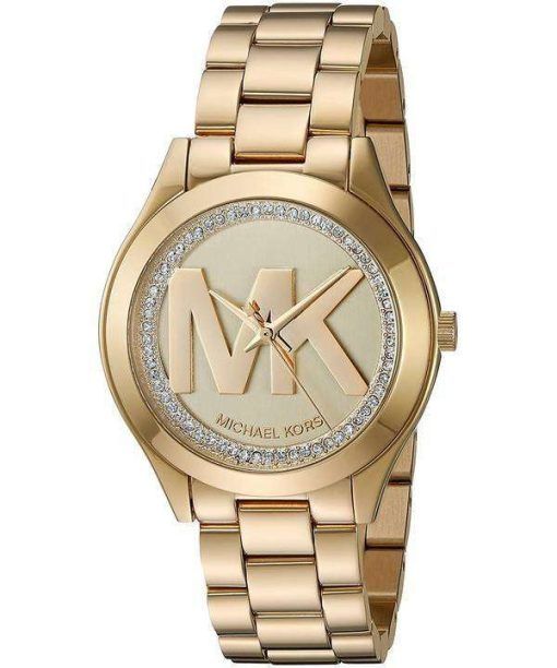 Michael Kors Mini Slim Runway Crystal Quartz MK3477 Women's Watch