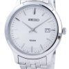 Seiko Quartz White Dial 100M SUR141 SUR141P1 SUR141P Men's Watch