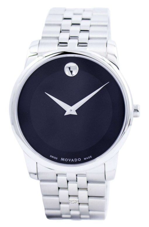 Movado 박물관 고전적인 스위스 만든된 석 영 0606504 남자의 시계