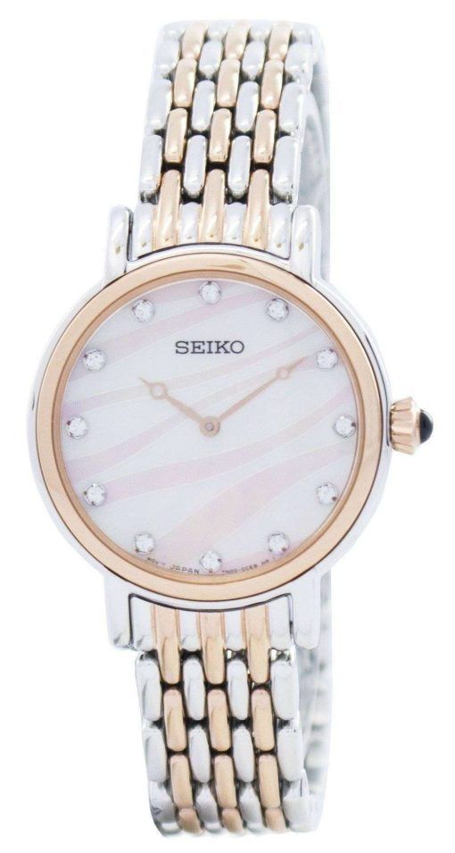 세이코 스와 로브 스키 크리스탈 SFQ806 SFQ806P1 SFQ806P 여성 석영