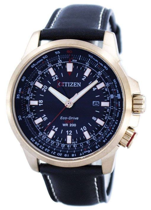 시민 Promaster 에코 드라이브 GMT BJ7073-08E 남자의 시계