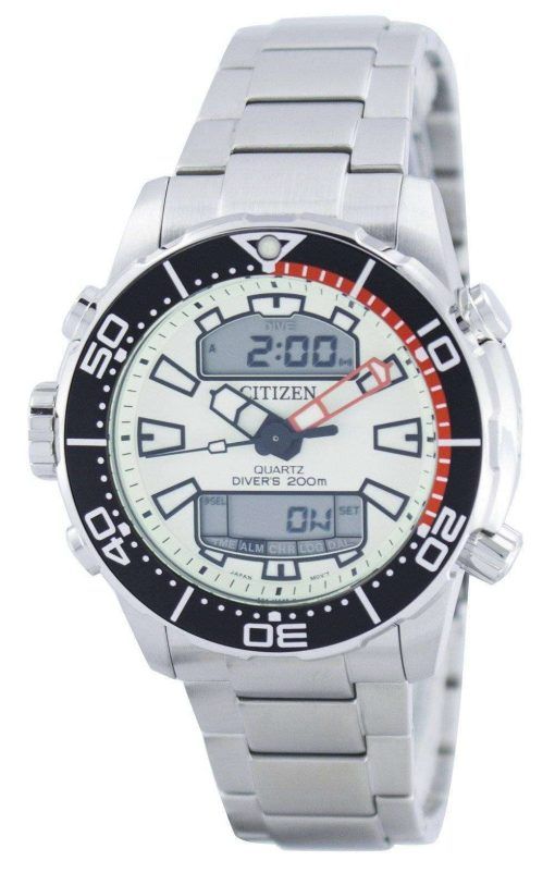 시민 Aqualand Promaster 잠수 부의 200m 아날로그 디지털 JP1091-83 X 남자의 시계