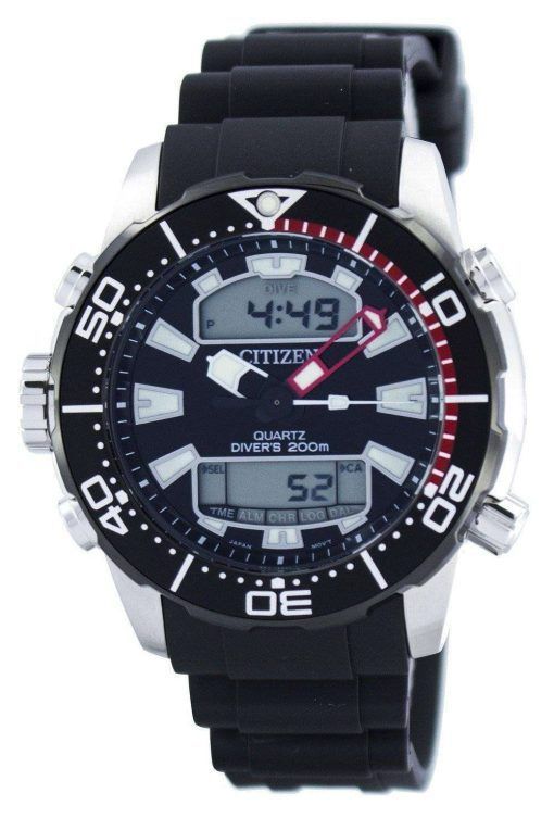 시민 Aqualand Promaster 다이 버의 아날로그 디지털 JP1098-17E 남자의 시계