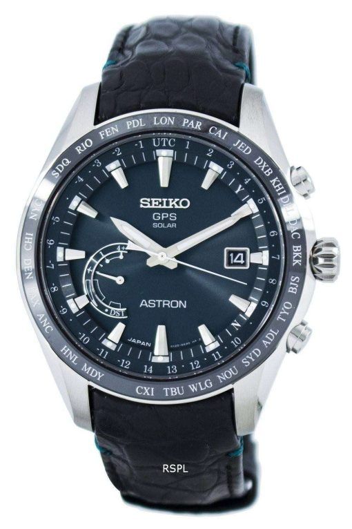 세이 코 Astron 티타늄 GPS 태양 세계 시간 일본 만든 SSE115 SSE115J1 SSE115J 남자의 시계
