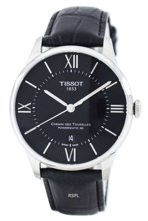 Tissot Chemin Des Tourelles Powermatic 80 스위스 만든 T099.407.16.058.00 T0994071605800 남자의 시계