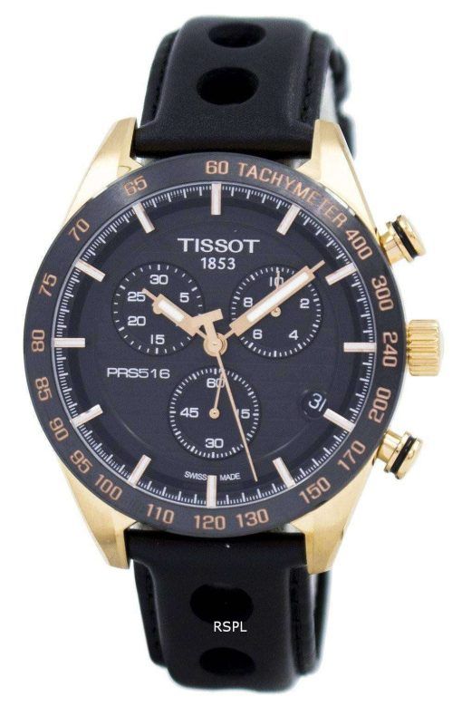 Tissot PRS 516 쿼 츠 크로 노 그래프 T100.417.36.051.00 T1004173605100 남자 시계