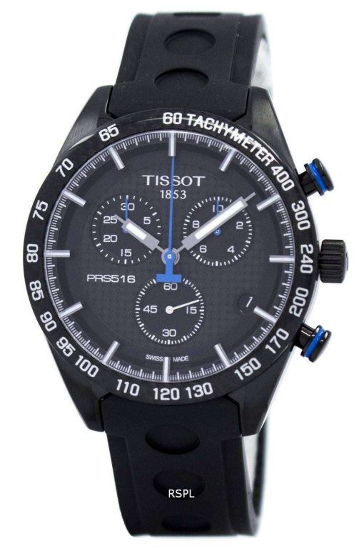 Tissot PRS 516 쿼 츠 크로 노 그래프 T100.417.37.201.00 T1004173720100 남자 시계