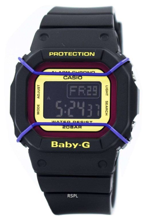 건반 베이비-G 디지털 세계 시간 BGD-501-1B 여자의 시계